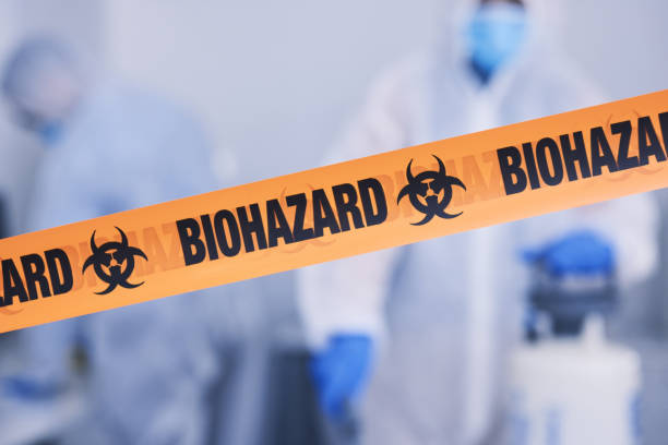 Professional Infectious Disease Decontamination technician working in Pescadero, CA